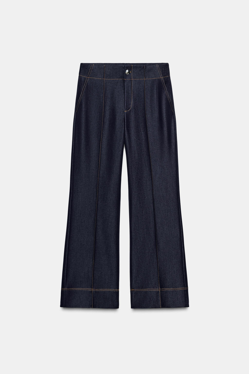 BOOTCUT TROUSERS WITH CONTRAST TOPSTITCHING - Zara фото 6