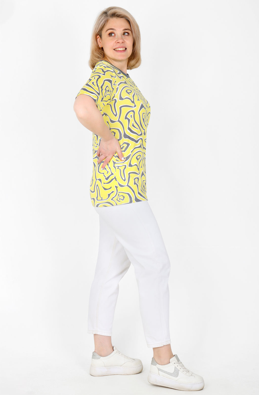 Футболка Таисия Ф-104 (44-62) кулирка - Лотос фото 16