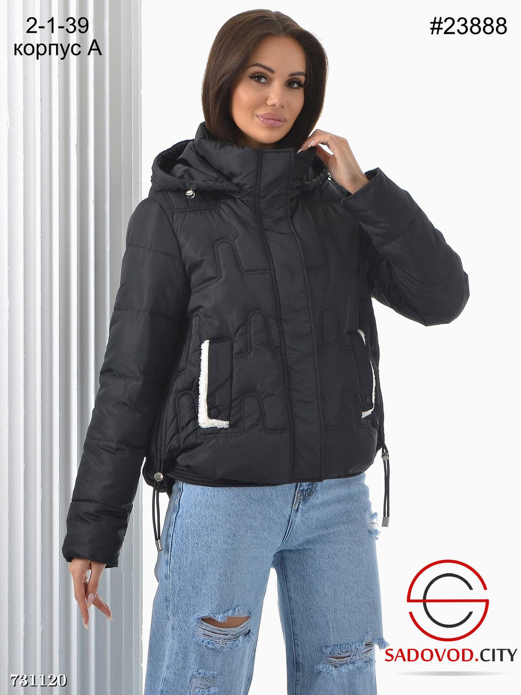 Женская весенняя куртка с капюшоном - Bruno фото 6