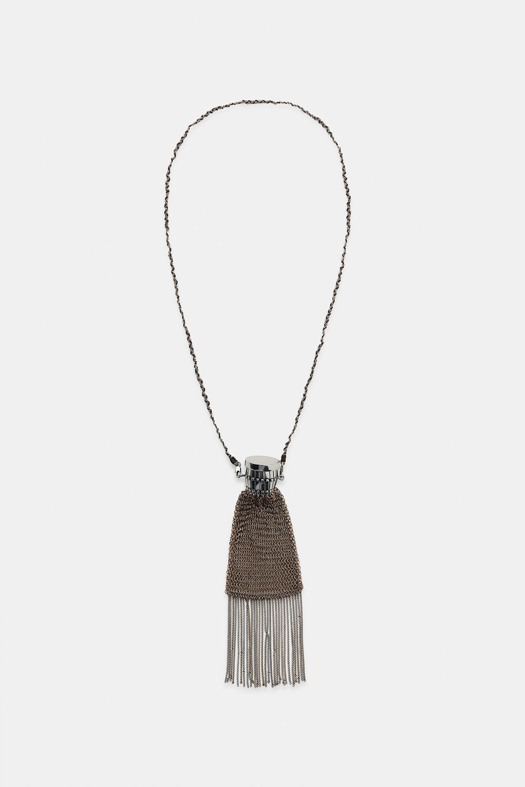 CONTRAST BAG FRINGE NECKLACE - Zara фото 2