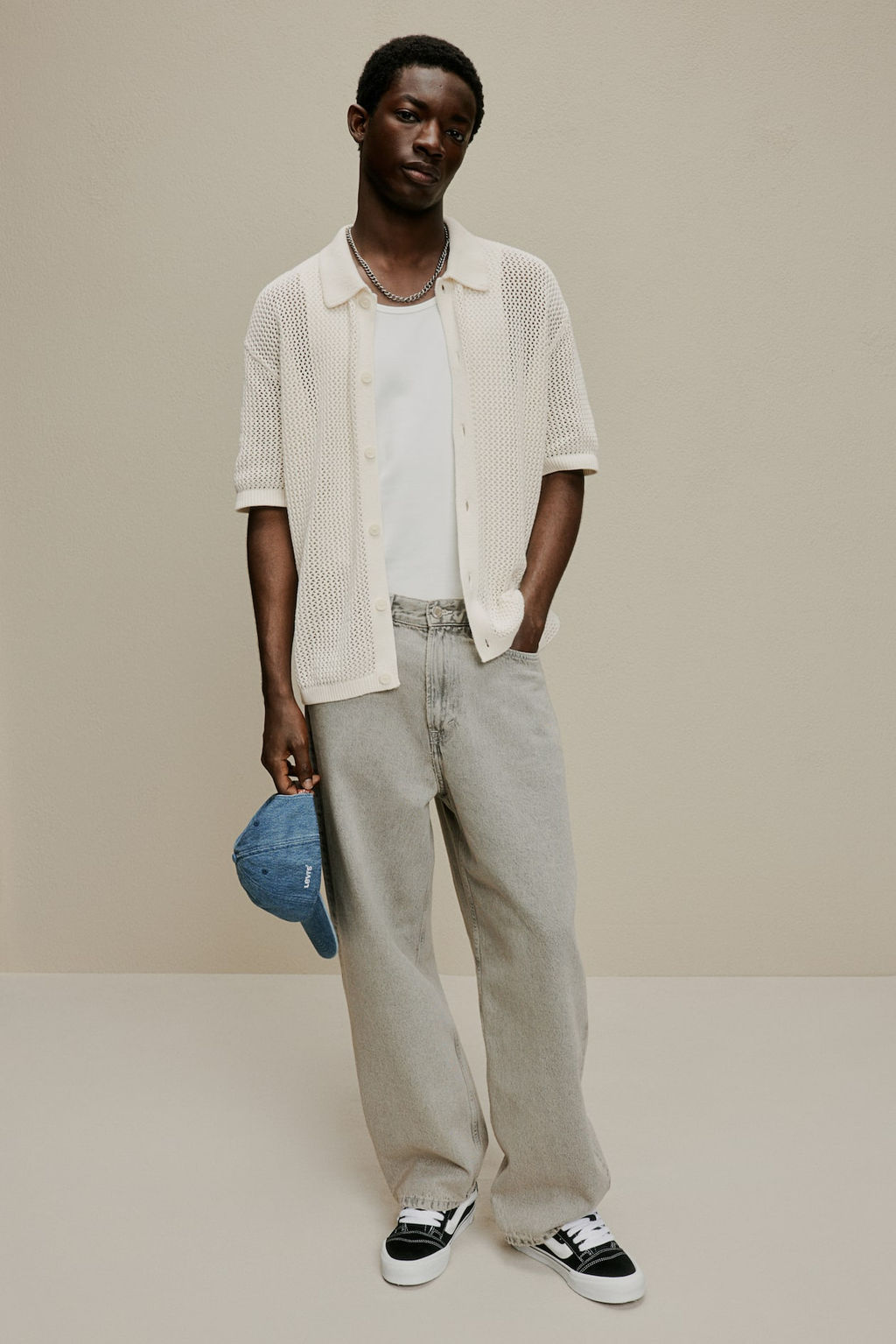Camisa en punto pointelle Regular Fit - H&m фото 2
