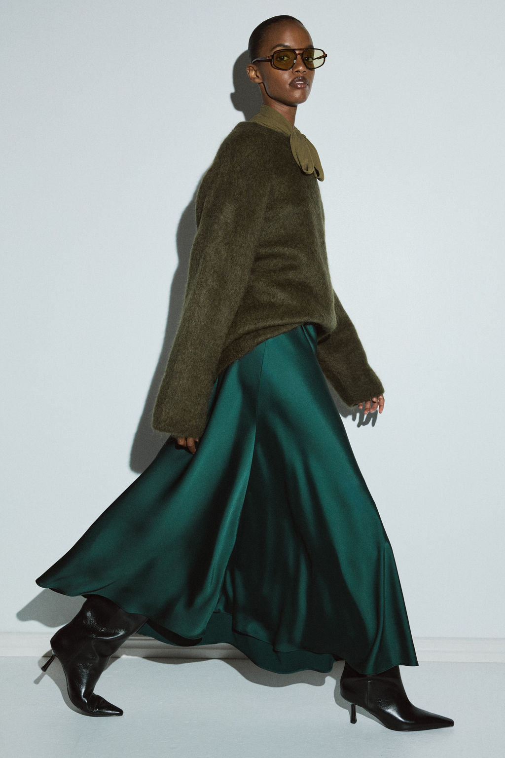 Maxifalda de sat?n - H&m фото 3