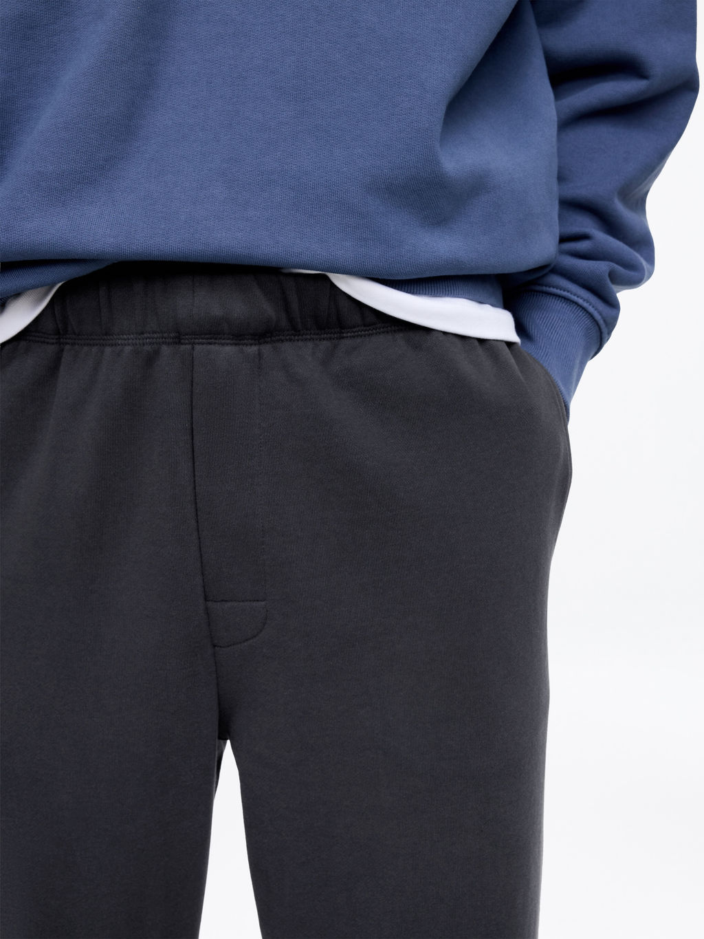 Pantalones de ch?ndal de rizo franc?s - H&m фото 4