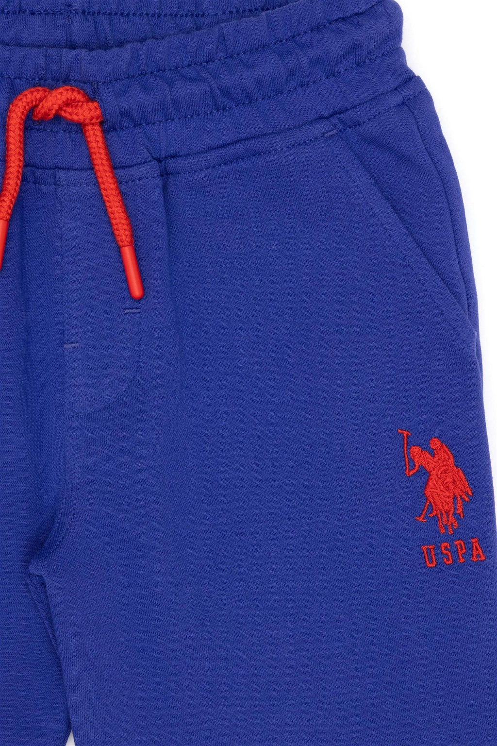 Синие вязаные шорты для мальчика - U.s. polo assn фото 3