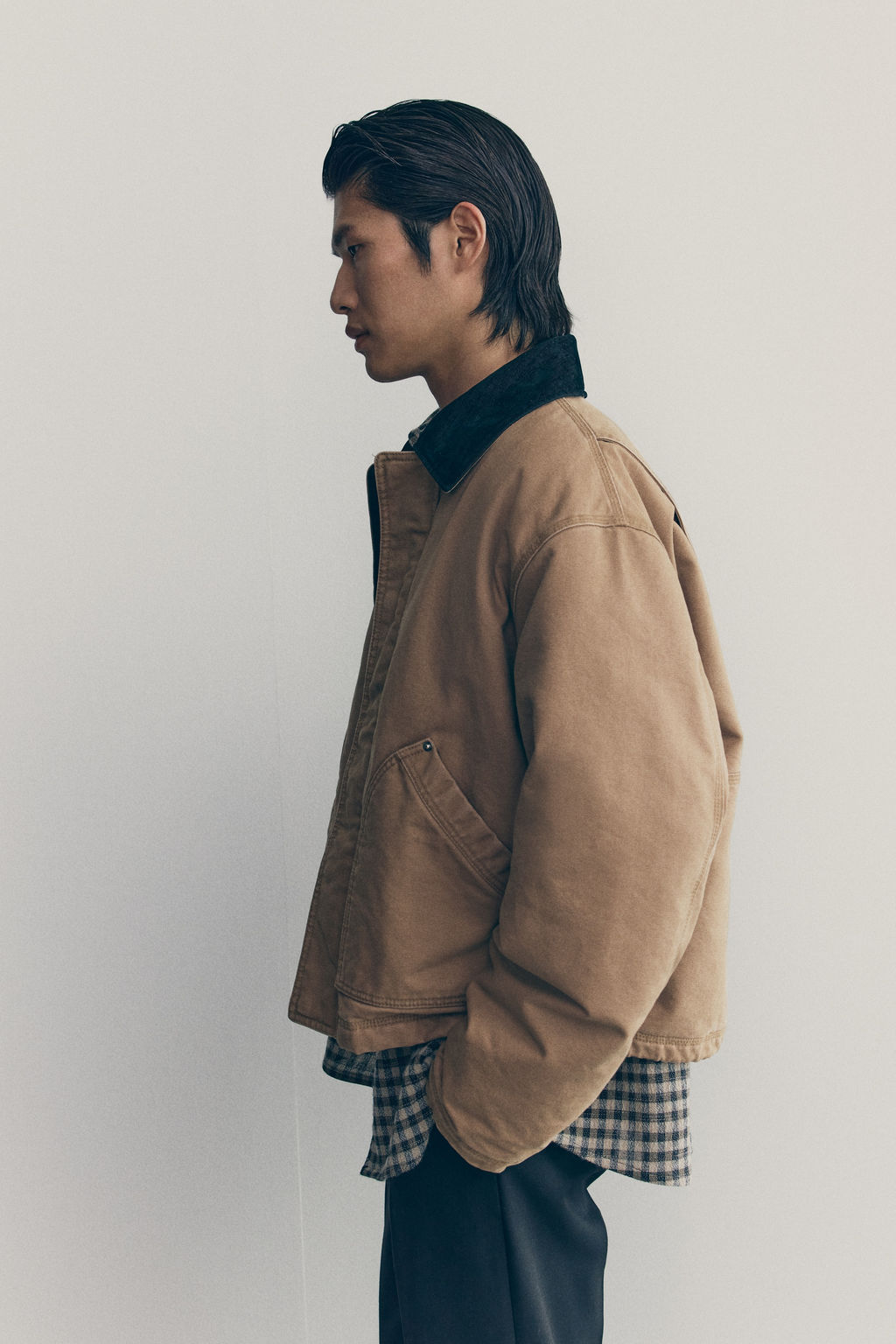 Chaqueta worker corta de lona - H&m фото 6