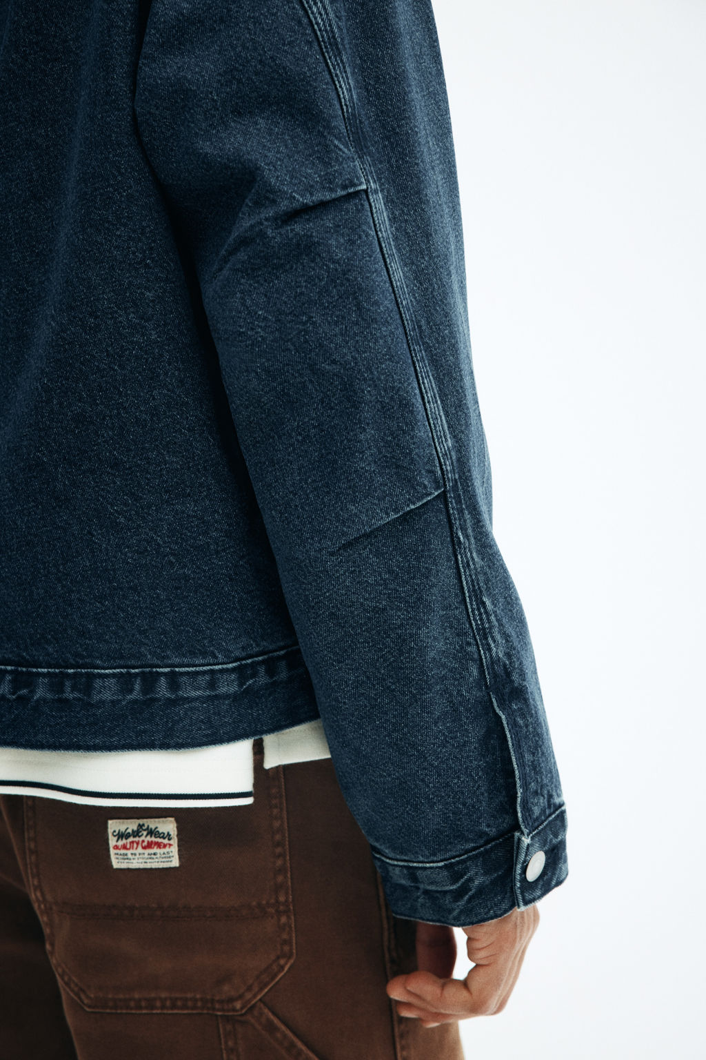 Chaqueta denim con capucha Loose Fit - H&m фото 6