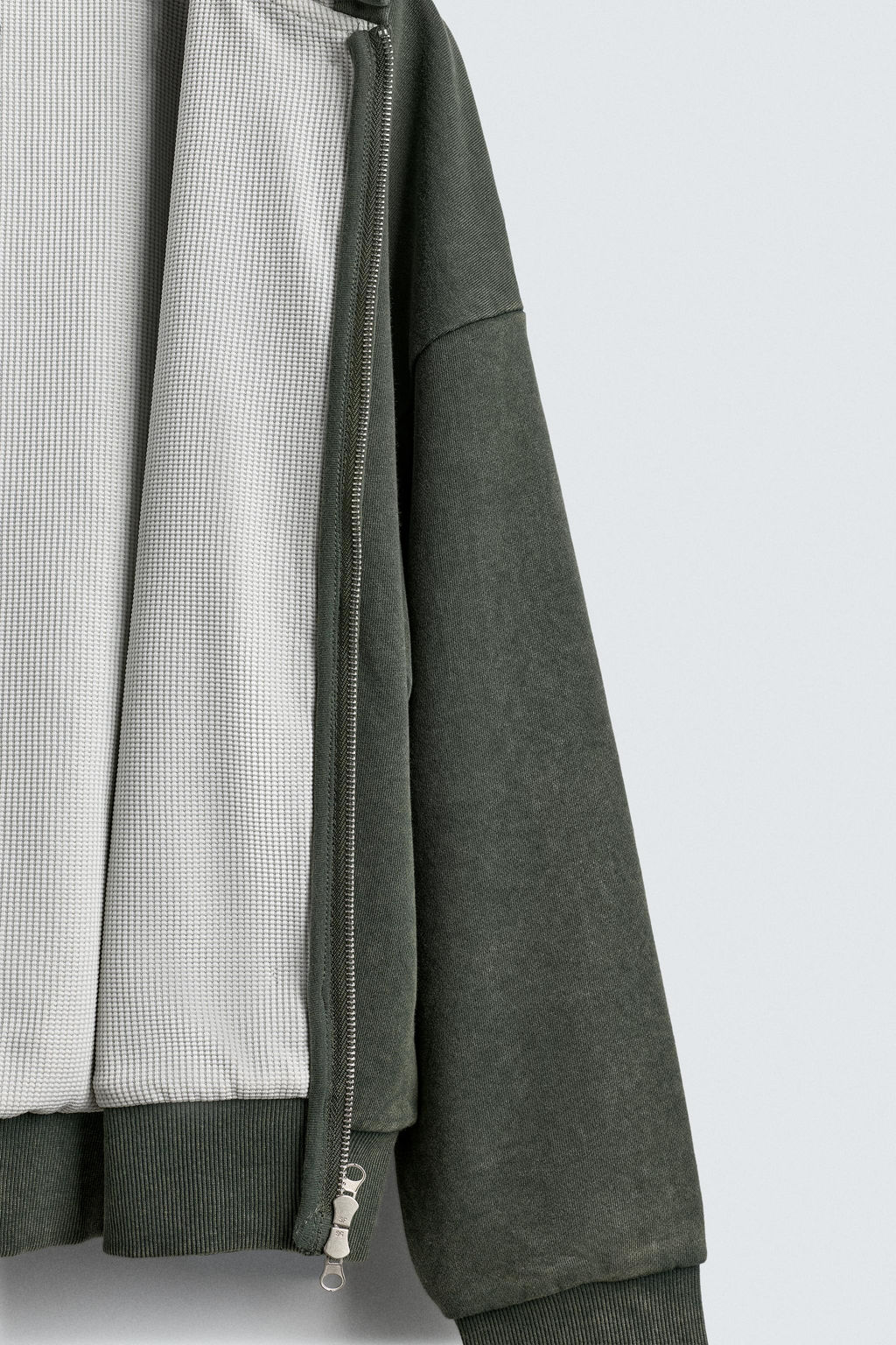 COMBINED CHECK HOODIE - Zara фото 8