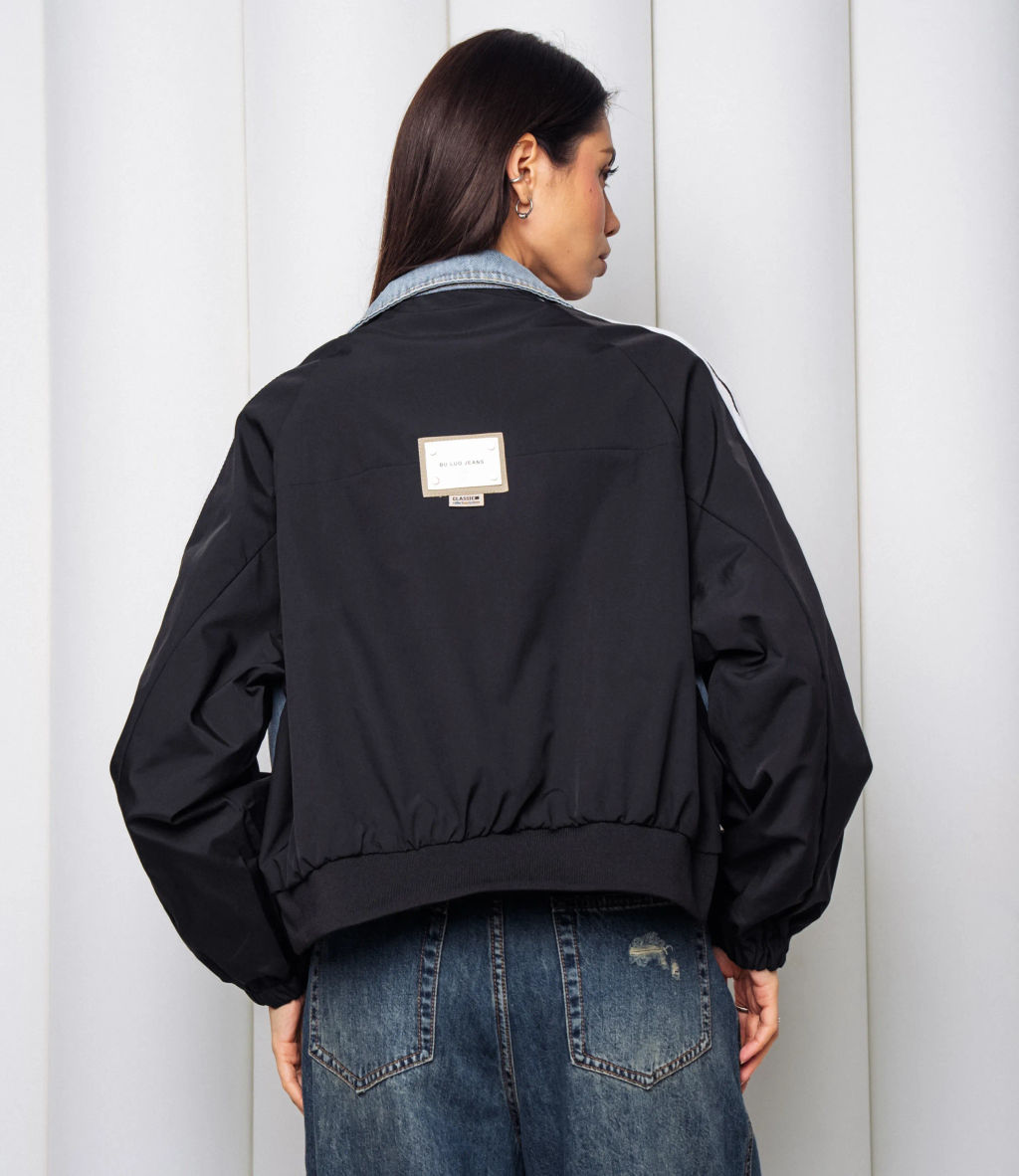 Куртка #КТ612 (5), черный, голубой - Dommod фото 3