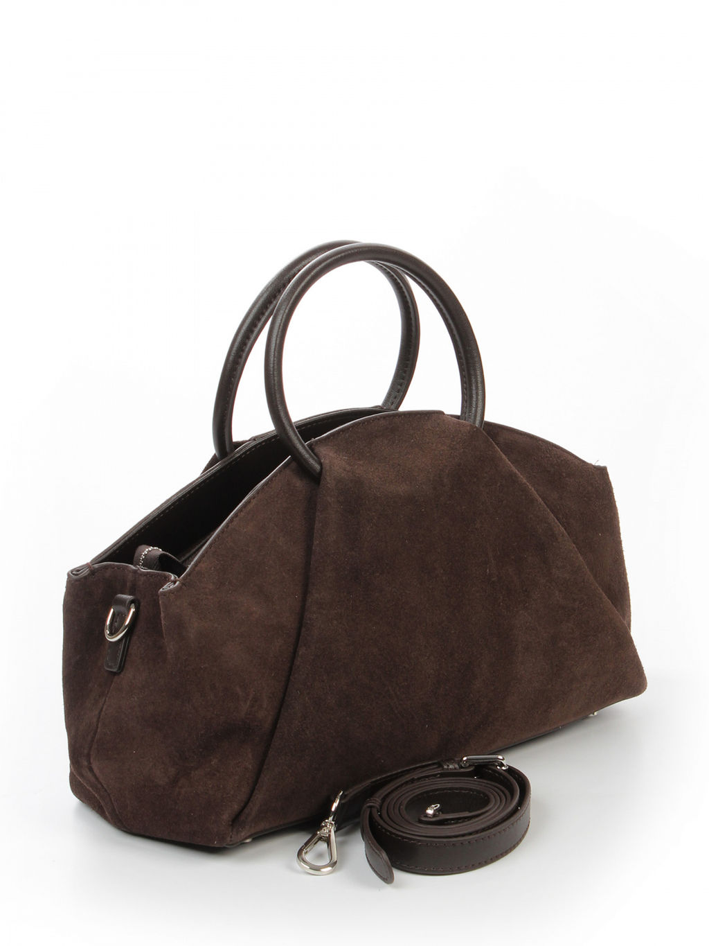 LACCOMA сумка АМ2243-Ф-коричневый натуральная замша хлопок