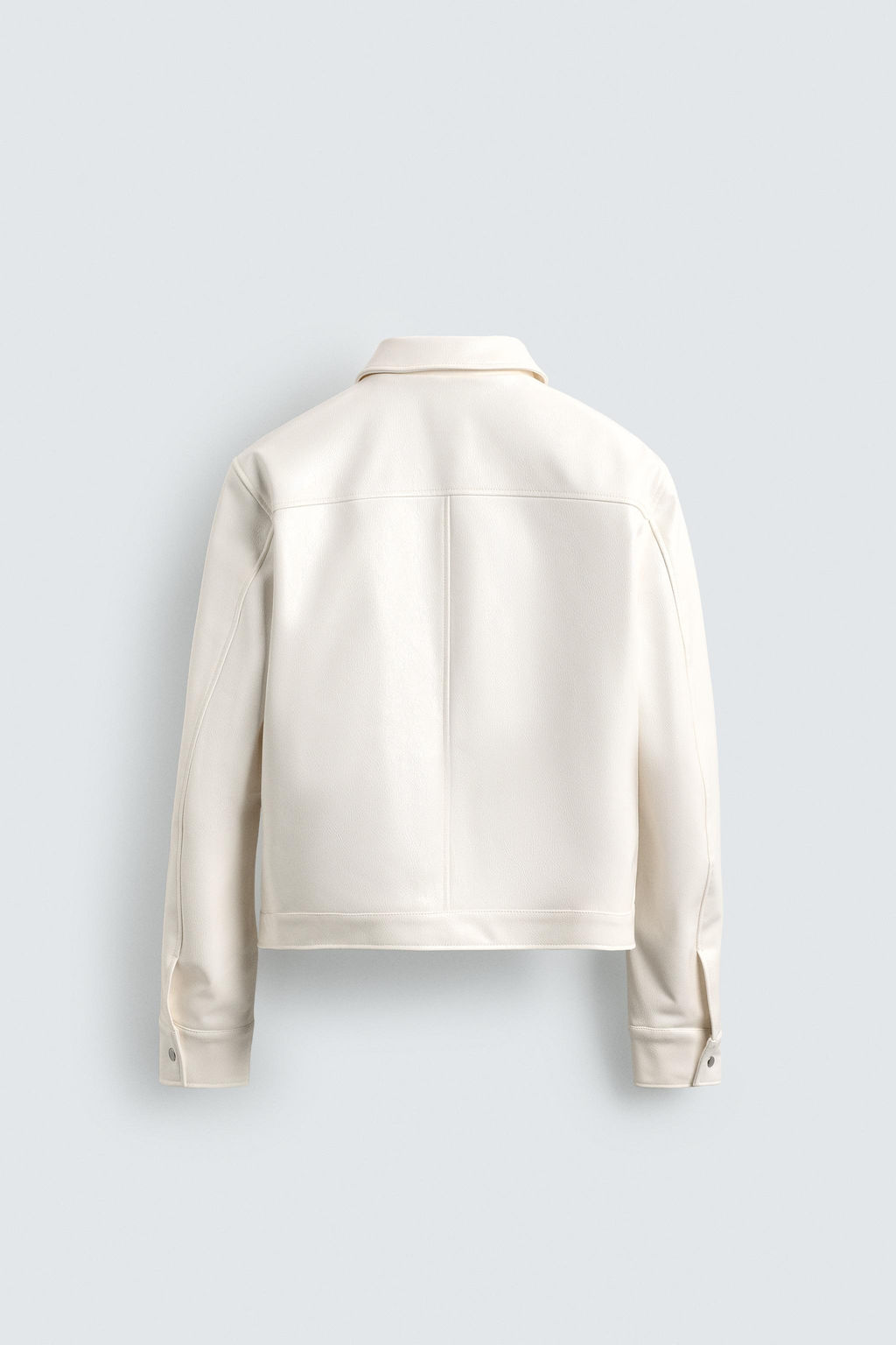 SHINY LEATHER EFFECT JACKET