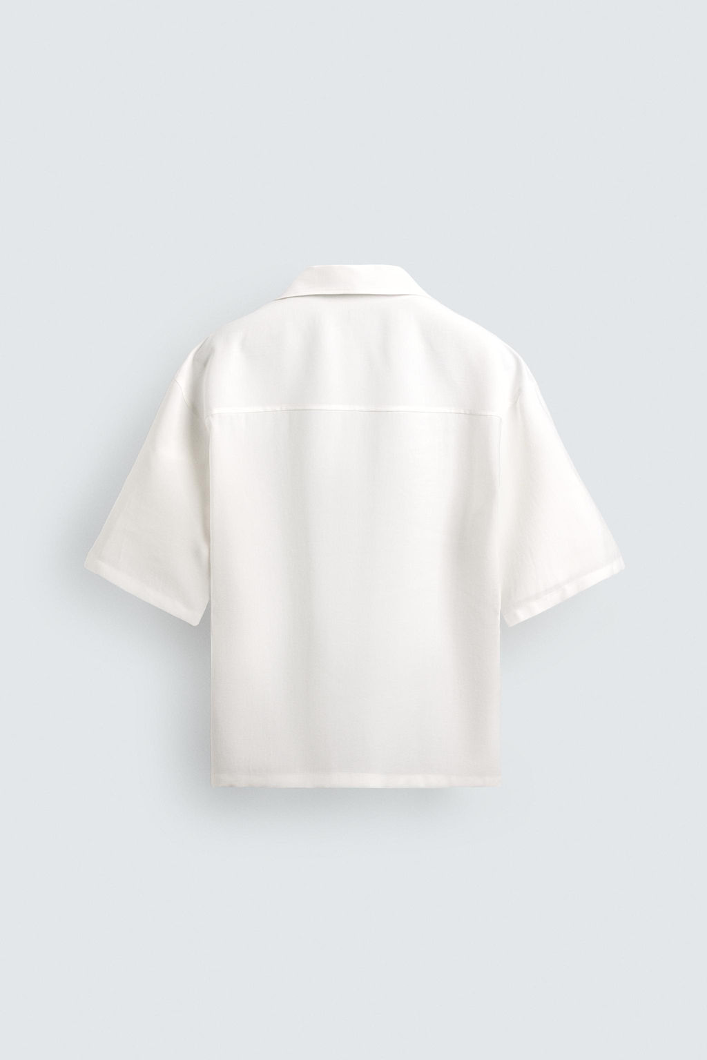 CAMISA FLUIDA RELAXED FIT / Blanco roto - Zara фото 7