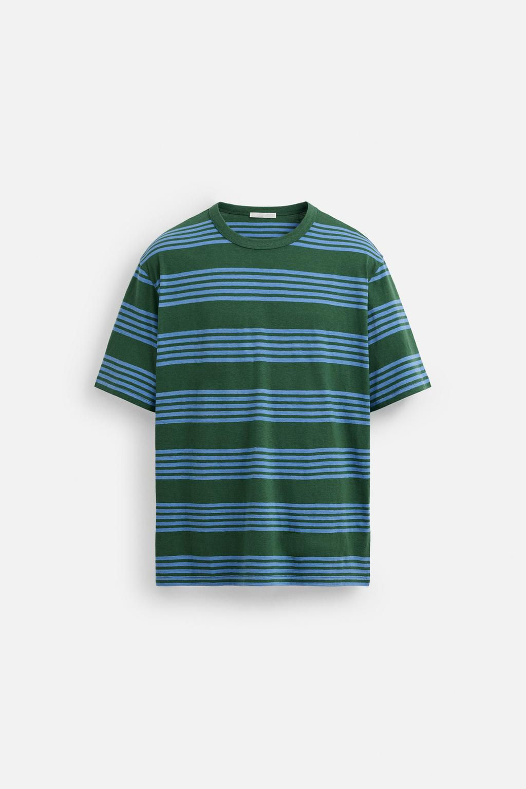 STRIPED JACQUARD T-SHIRT - Zara фото 6