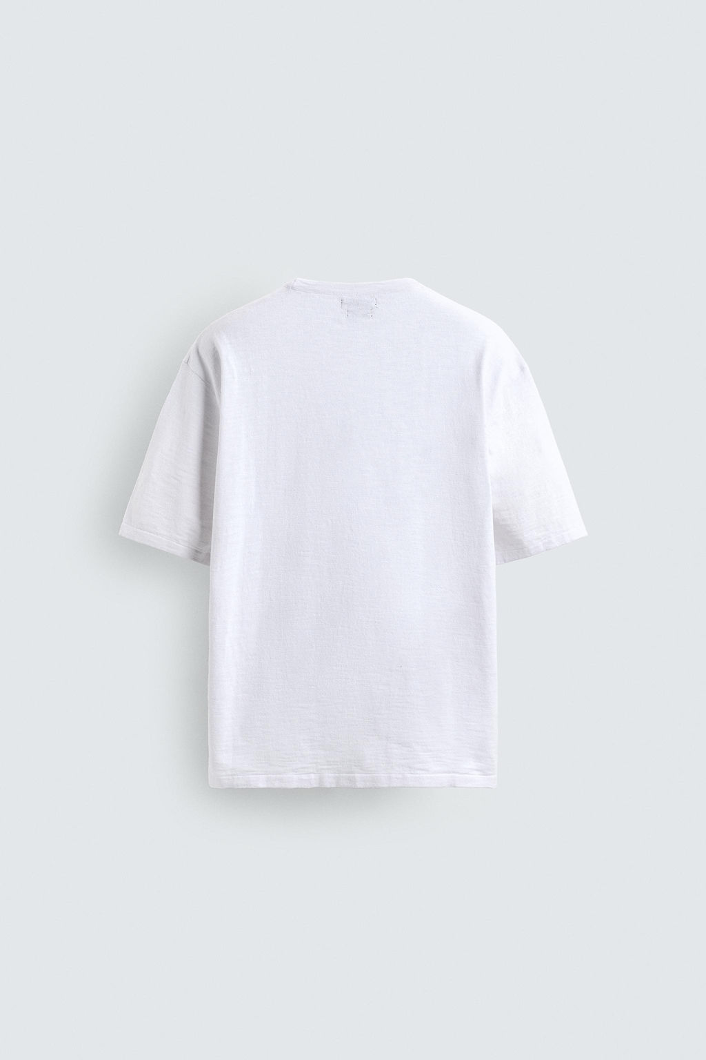 CAMISETA PUNTO ESTRUCTURA FLAM? / Blanco - Zara фото 7