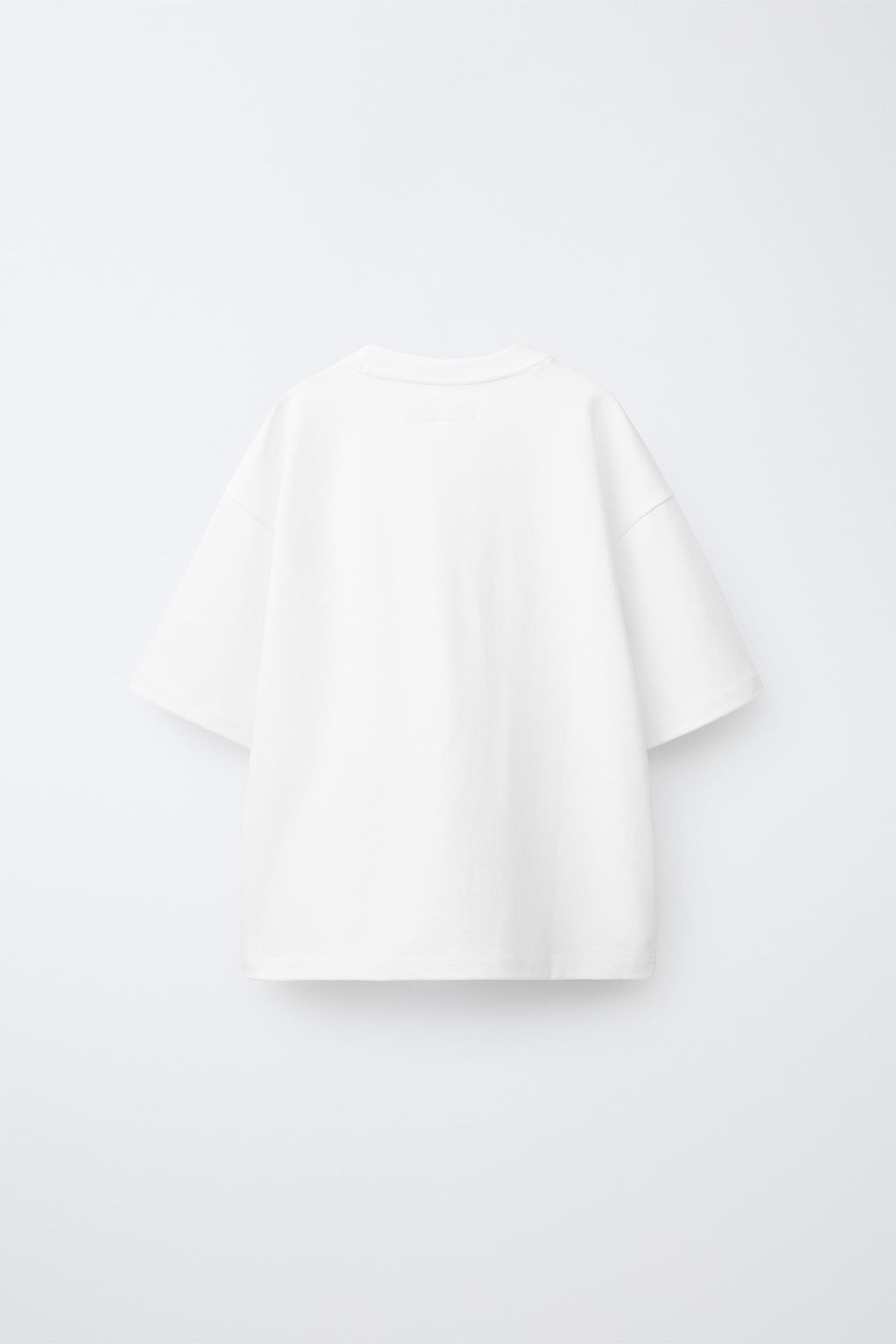 CAMISETA LISA INTERLOCK / Crudo claro