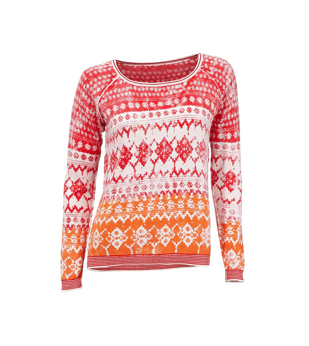 Пуловер, красно-оранжевый - Ashley brooke фото 2