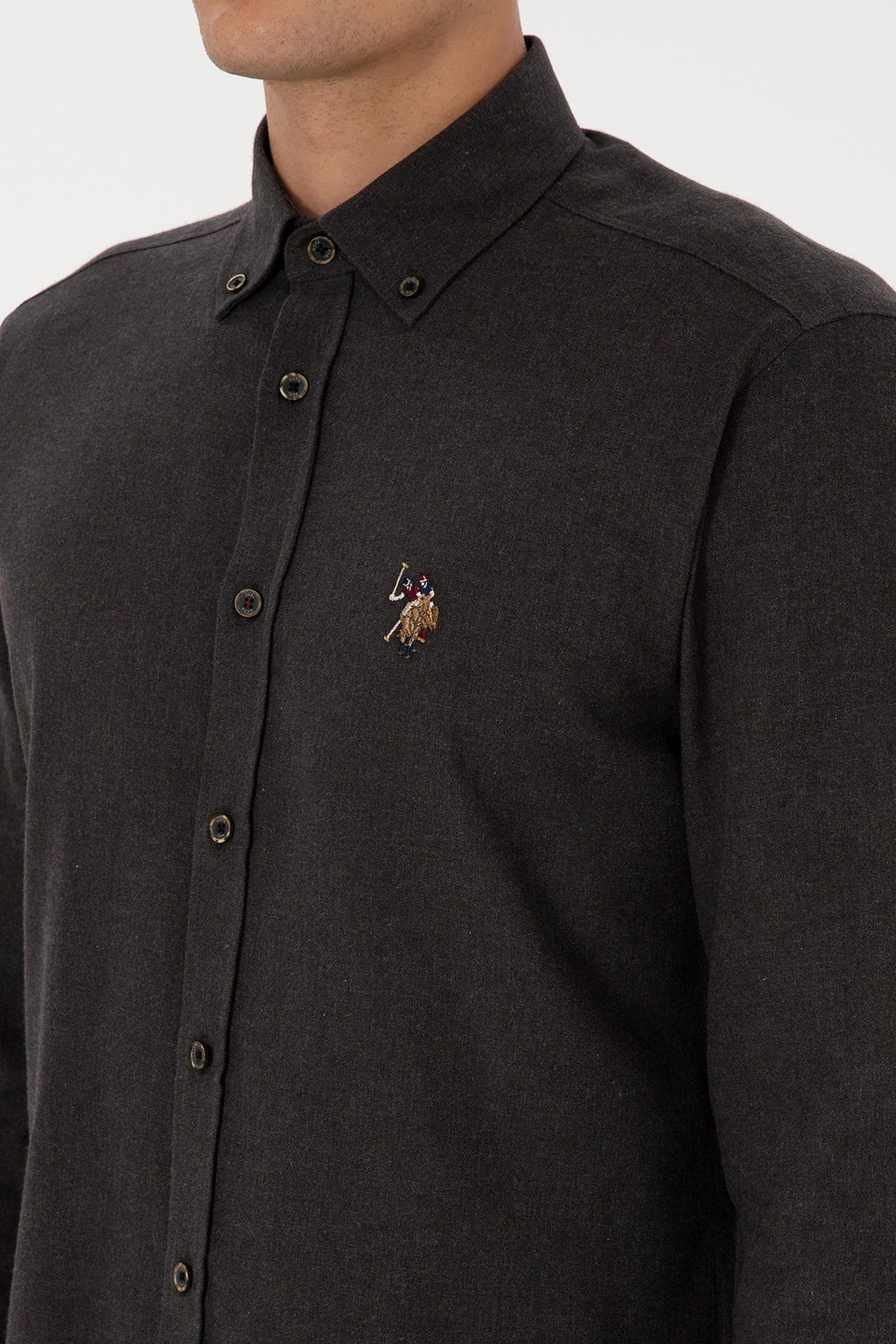 Erkek Siyah Uzun Kollu Basic G_mlek - U.s. polo assn фото 7