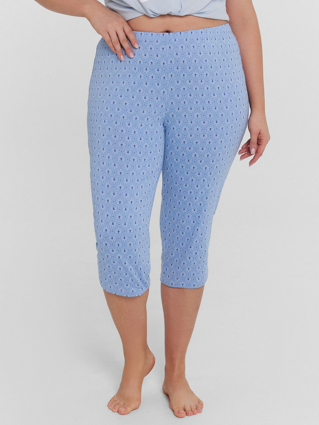 Пижама женская голубая с принтом Find the dream - Mark formelle фото 3