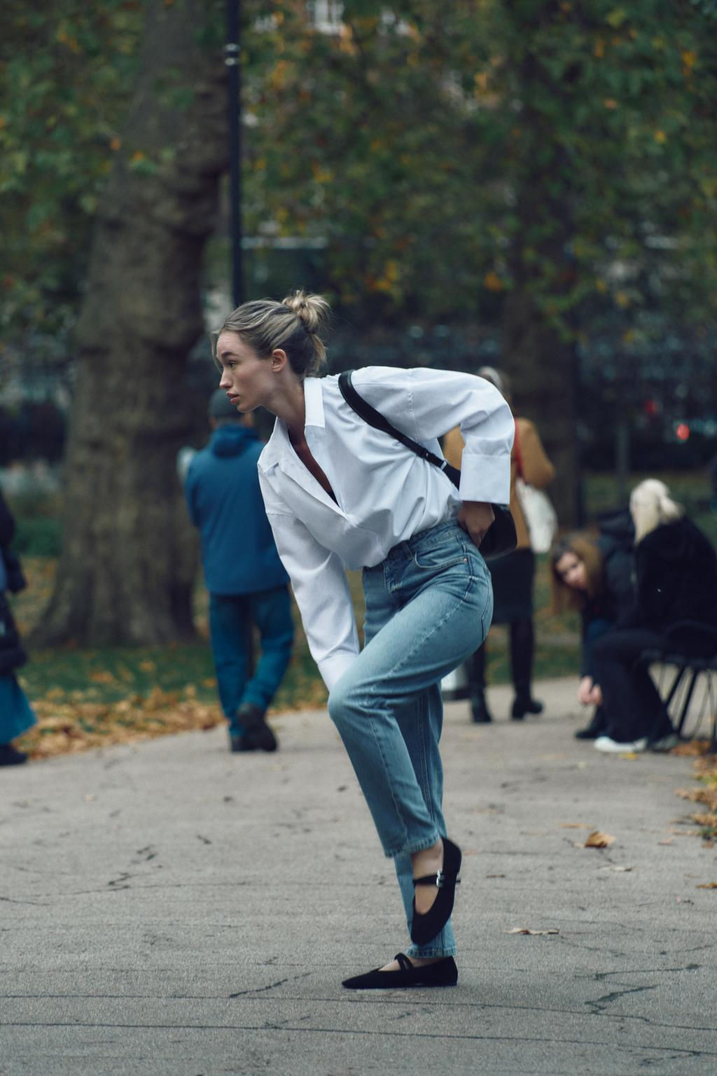 Z1975 MOM-FIT HIGH-WAIST JEANS - Zara фото 9