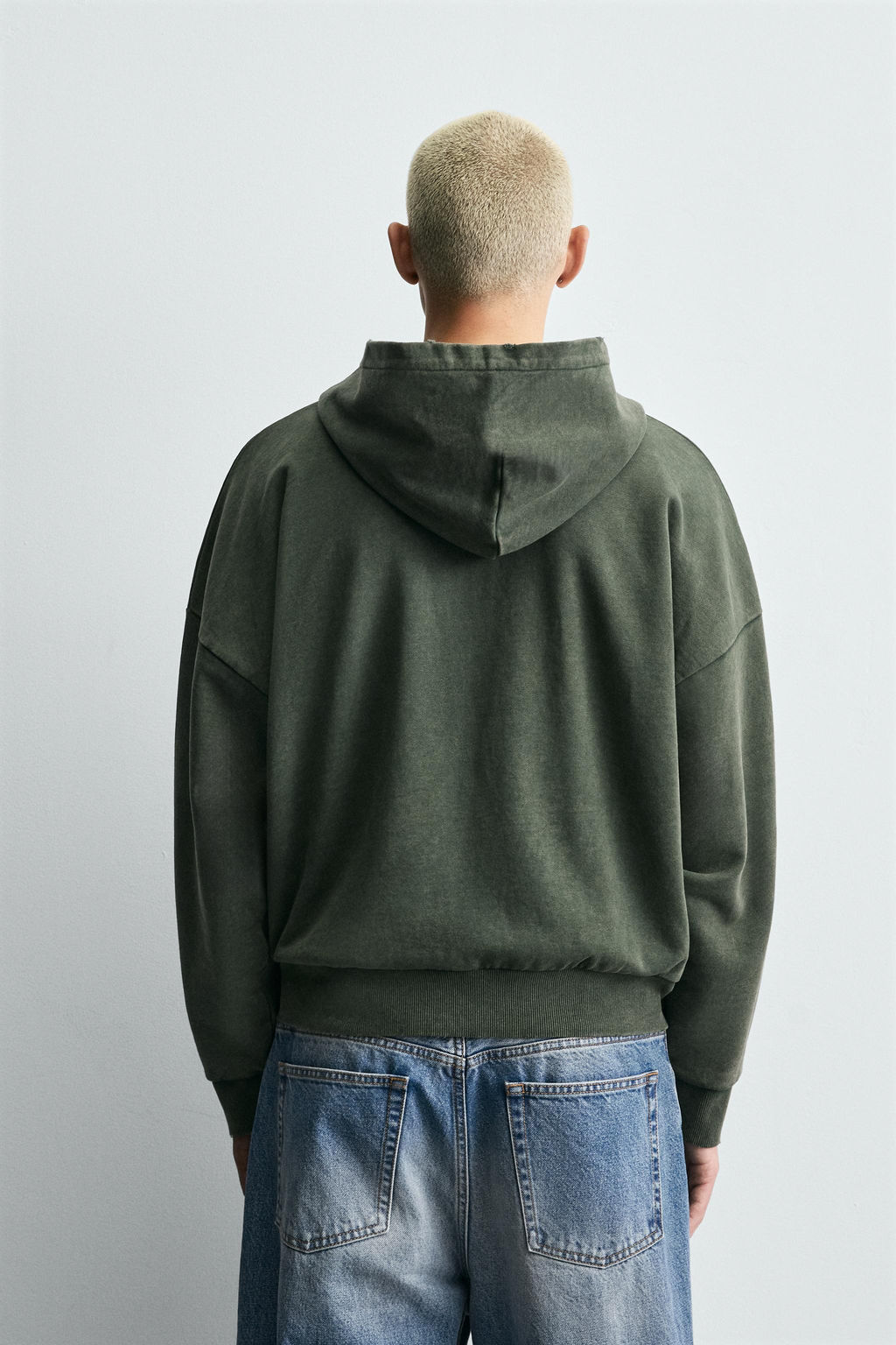 COMBINED CHECK HOODIE - Zara фото 2