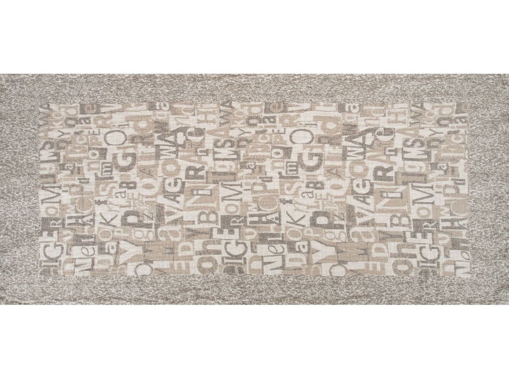 Полотенце 17С492-ШР/у. 50*115 "Шерлок-1" цв. 1 рис. 206 бежевый