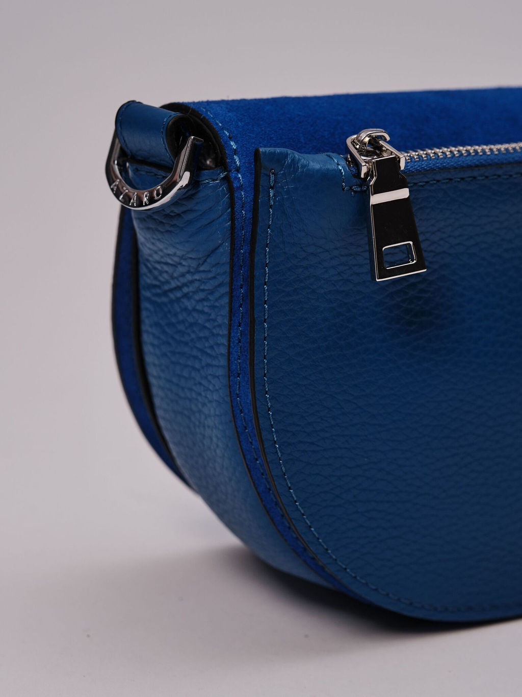 Сумка замшевая Azaro 31032 синяя гуашь