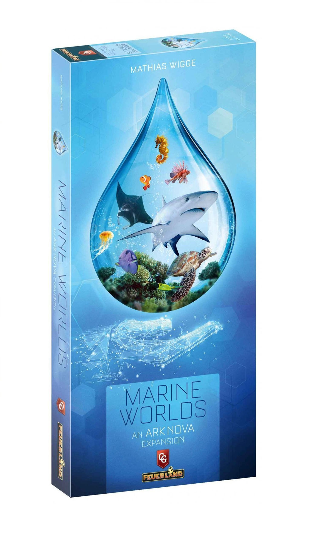 Наст. игра "Ark Nova: Marine Worlds" (Арк Нова. Морские Миры) дополнение (правила на англ.языке)