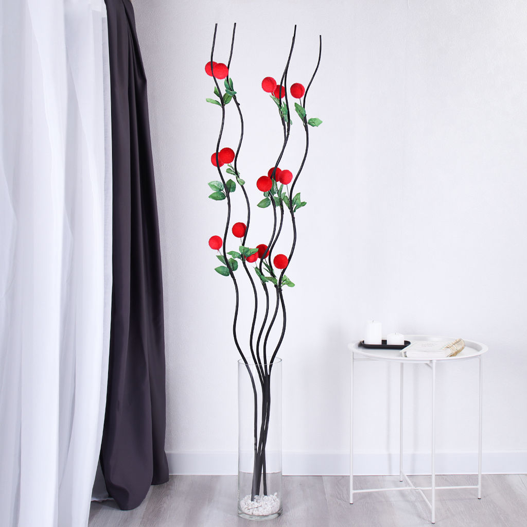 Сухоцвет набор 5 штук 150 см / GT-165 /уп 100/белый - ГалеонТрейд фото 3