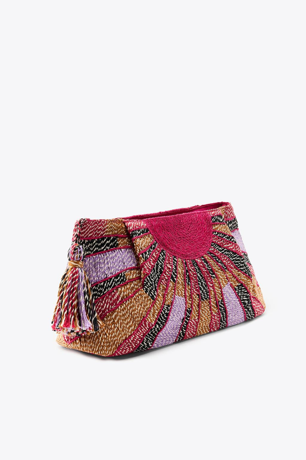 RECTANGULAR BRAIDED BAG - Zara фото 4