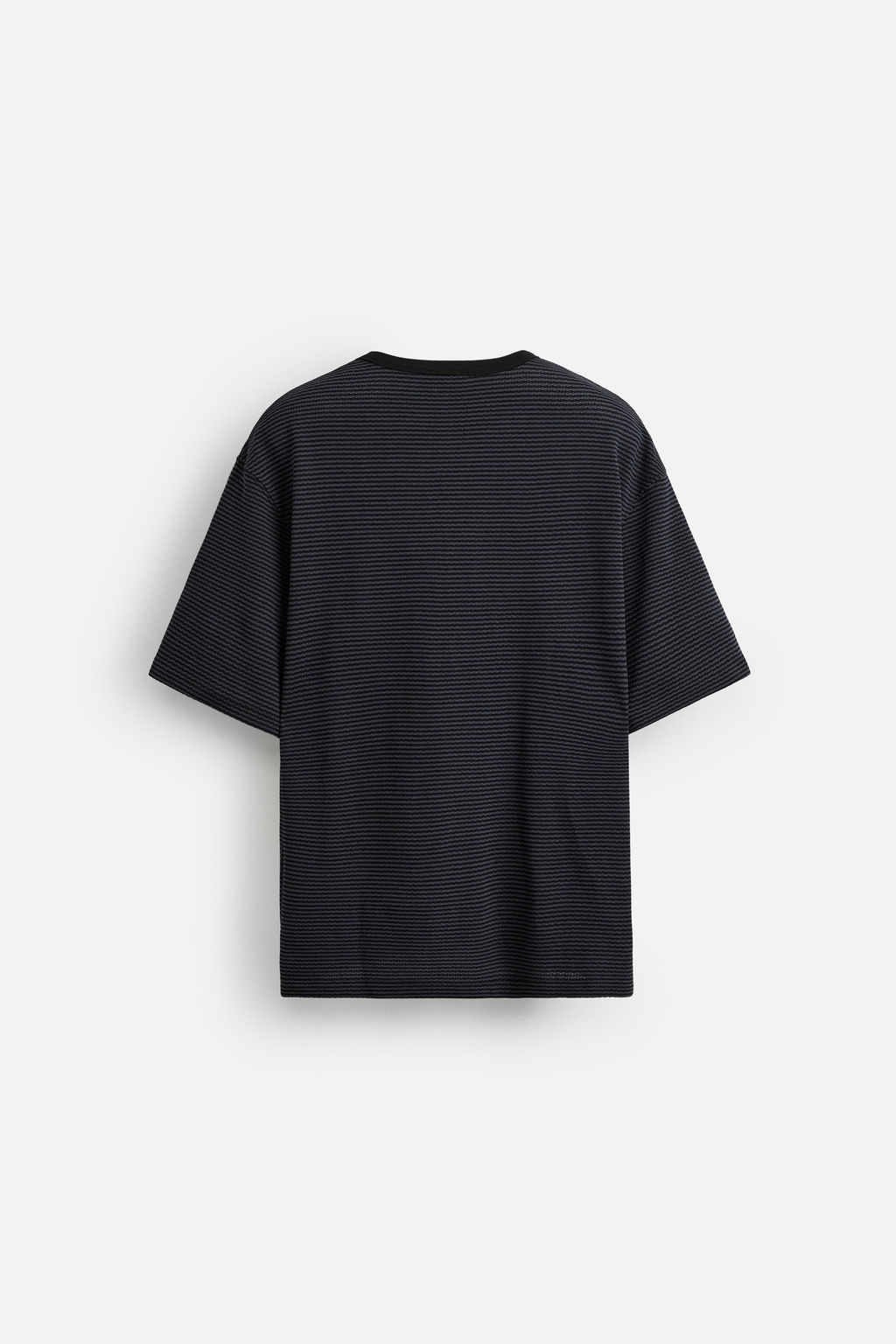 STRIPED JACQUARD T-SHIRT - Zara фото 8