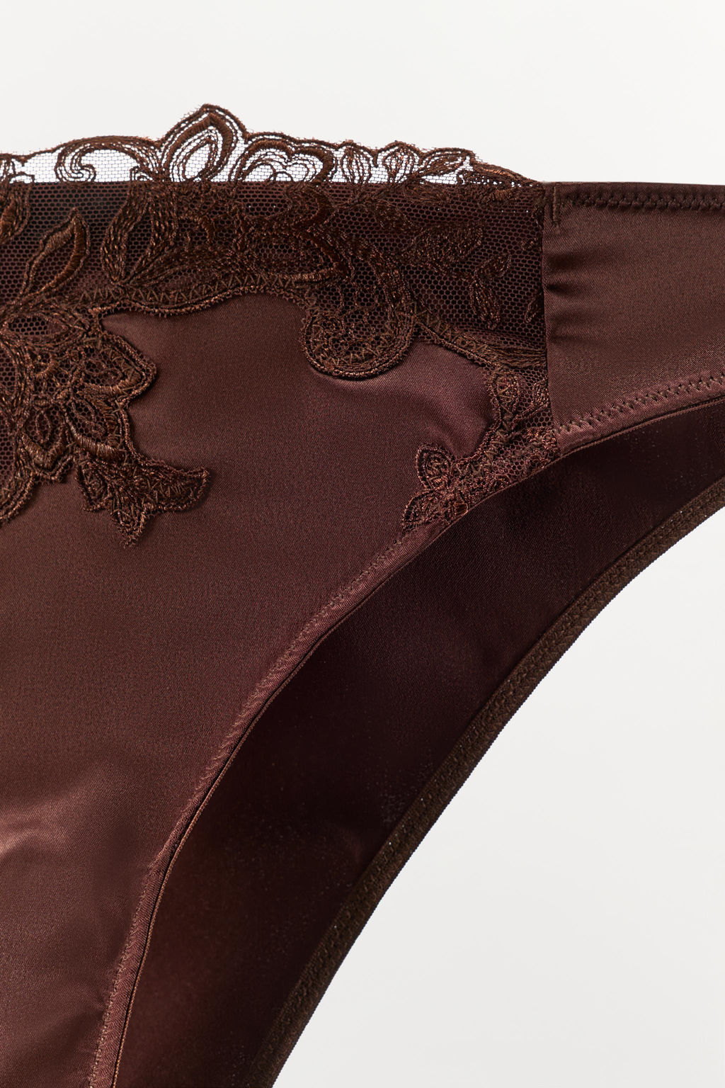 SATIN LACE BRIEFS - Zara фото 8