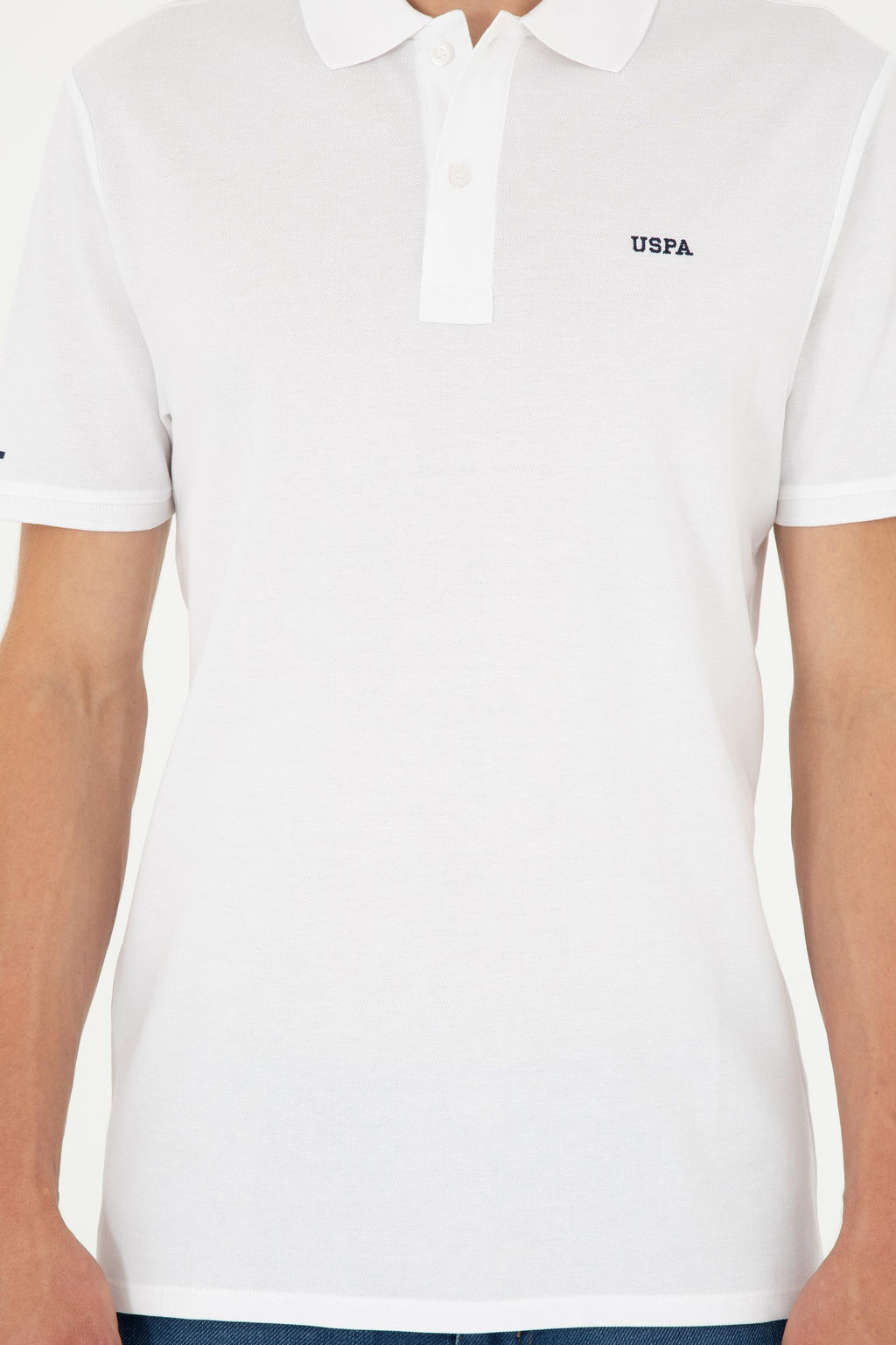 Футболка U.S. Polo Assn мужская белая из хлопка  фото 13