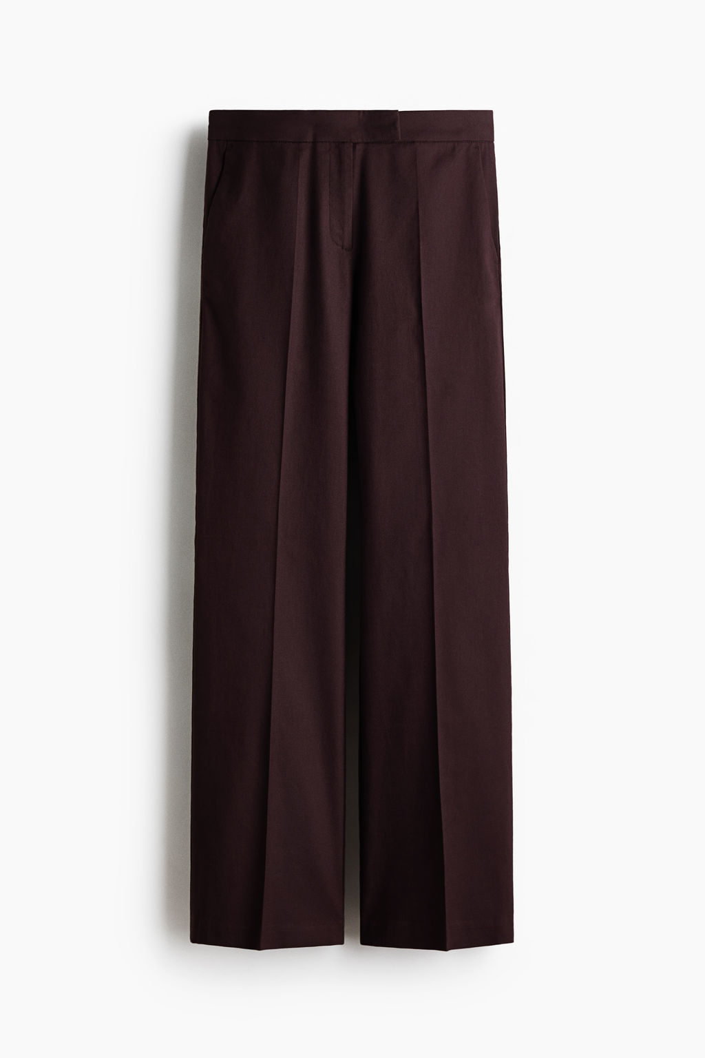 Linen-blend tailored trousers - H&m фото 3