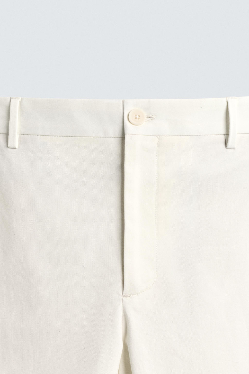 PANTAL?N CHINO REGULAR FIT / Blanco roto - Zara фото 9