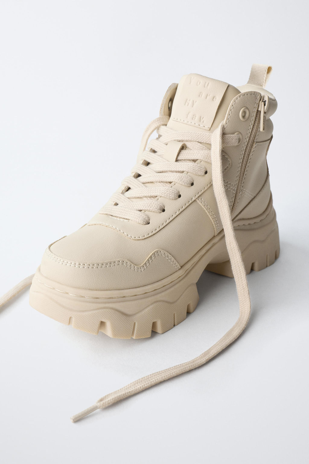 CHUNKY HIGH-TOP SNEAKERS - Zara фото 10