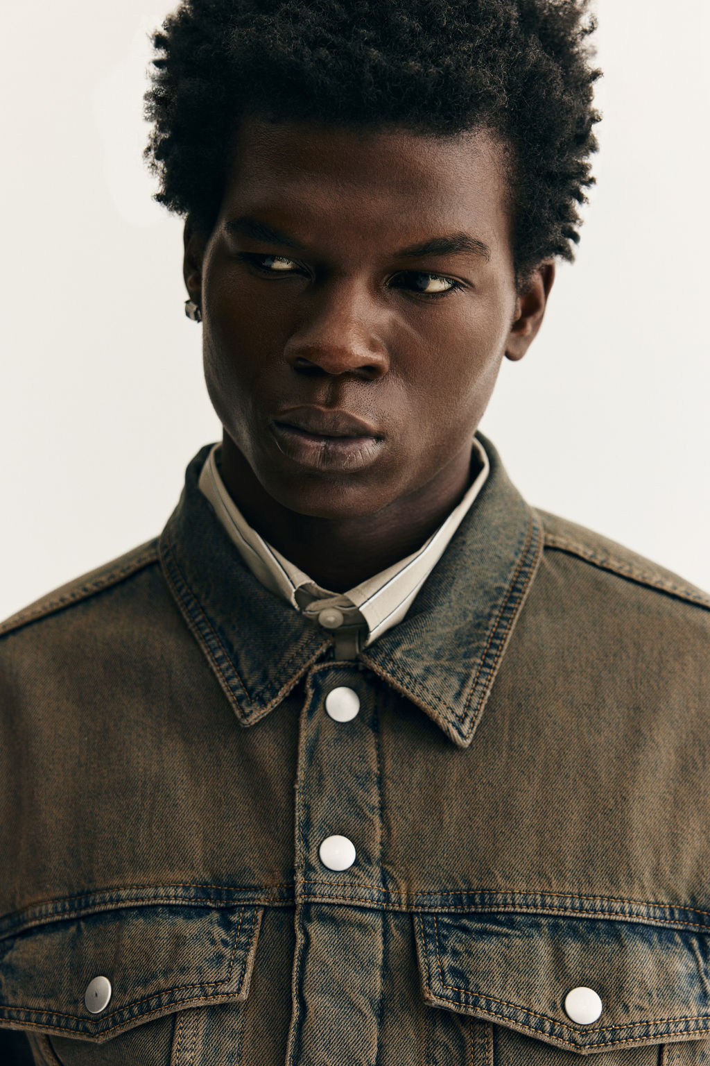 Cazadora denim Loose Fit - H&m фото 6