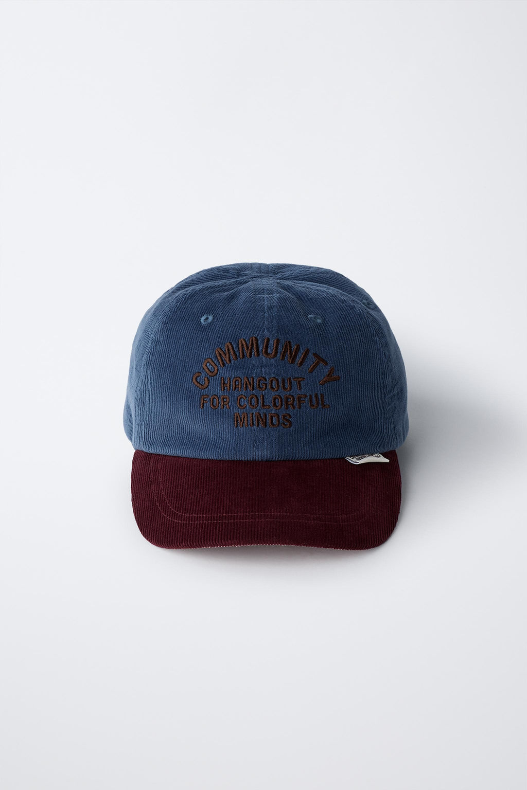 CONTRAST CORDUROY CAP