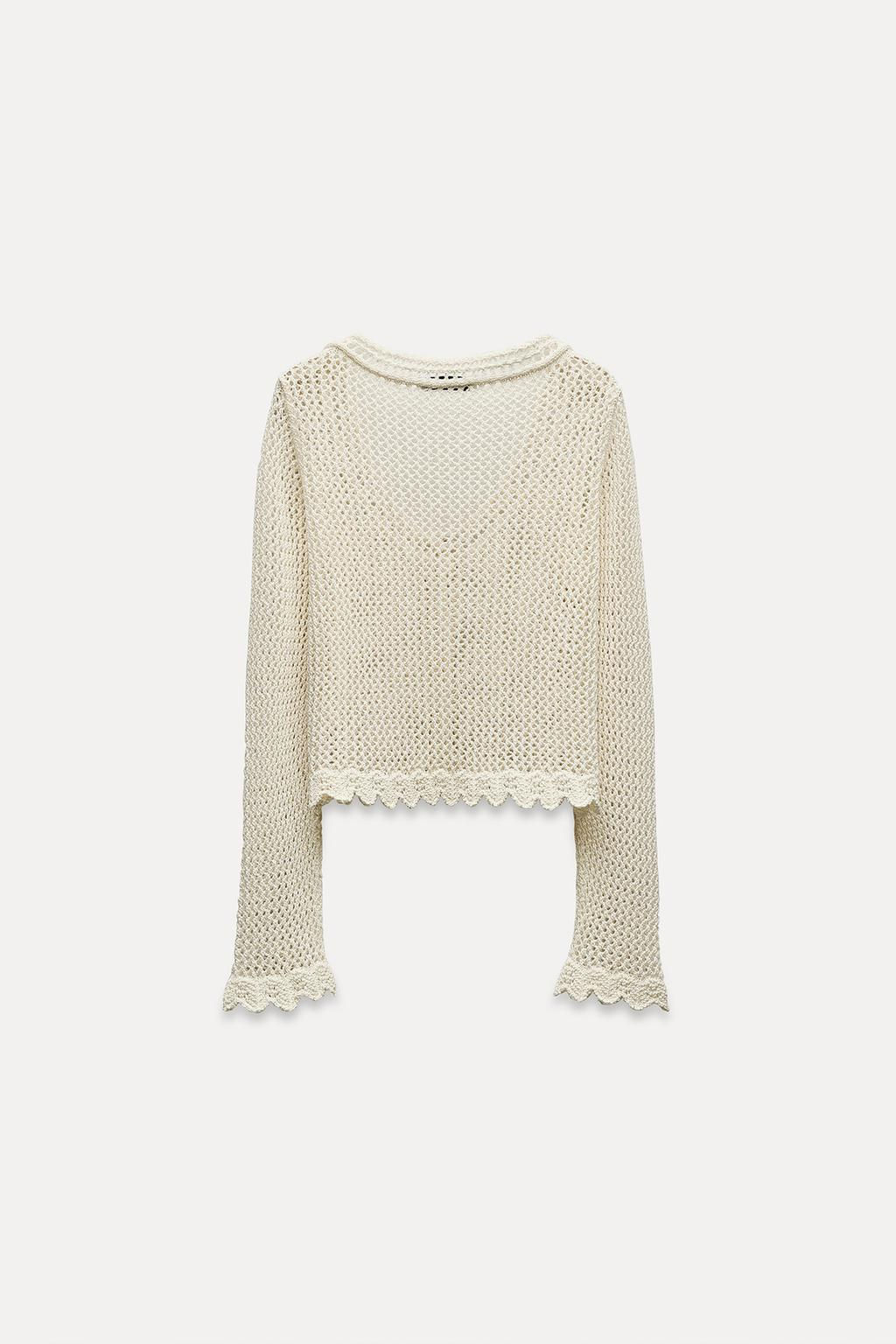 ROMANTIC KNIT CARDIGAN - Zara фото 9