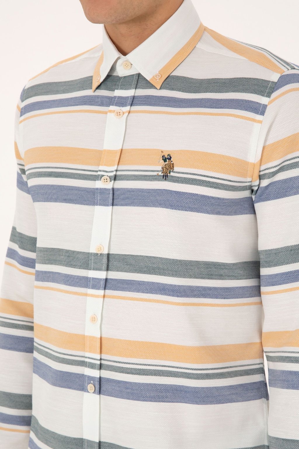 Erkek Krem Uzun Kollu G_mlek - U.s. polo assn фото 14