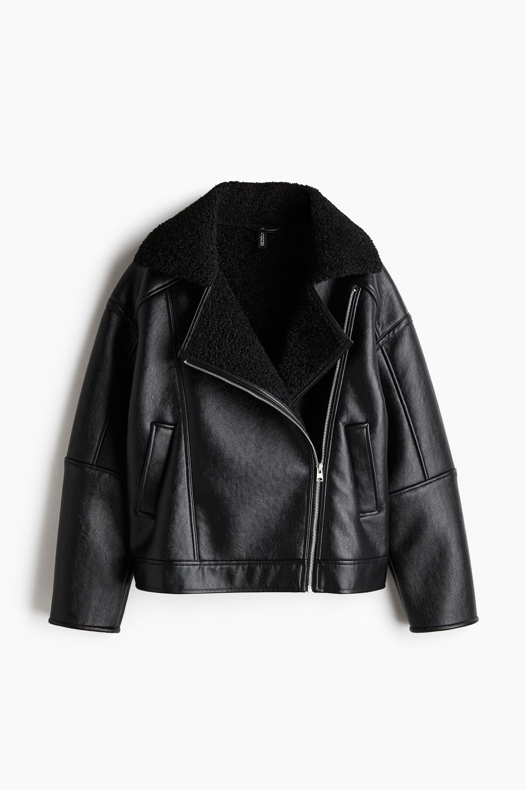 Cazadora biker con forro de borreguito - H&m фото 6
