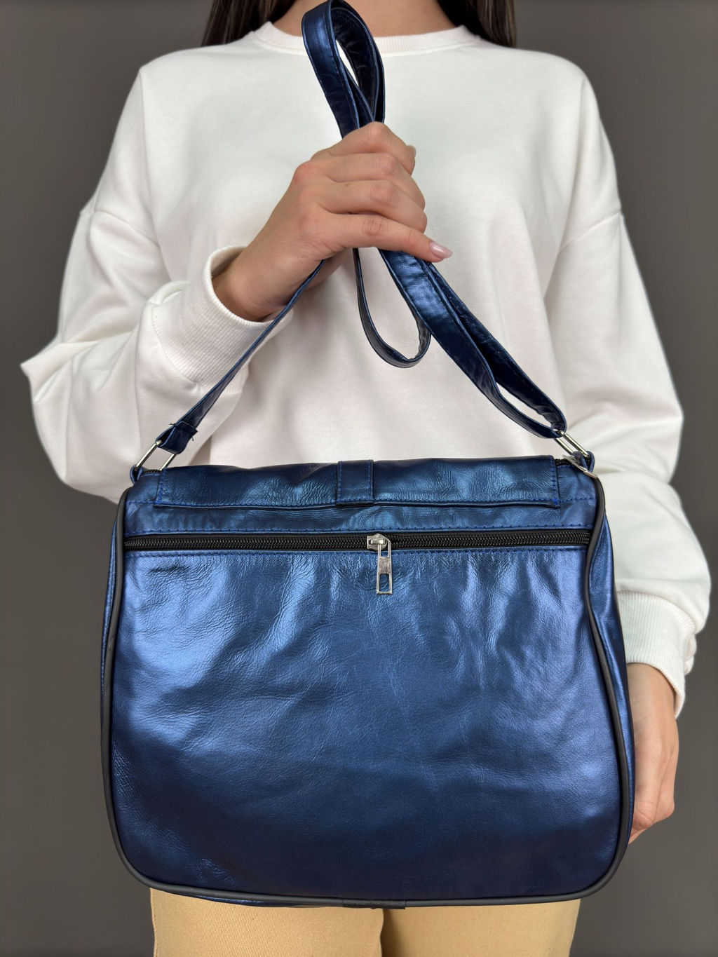 Сумка женская из телячьей кожи