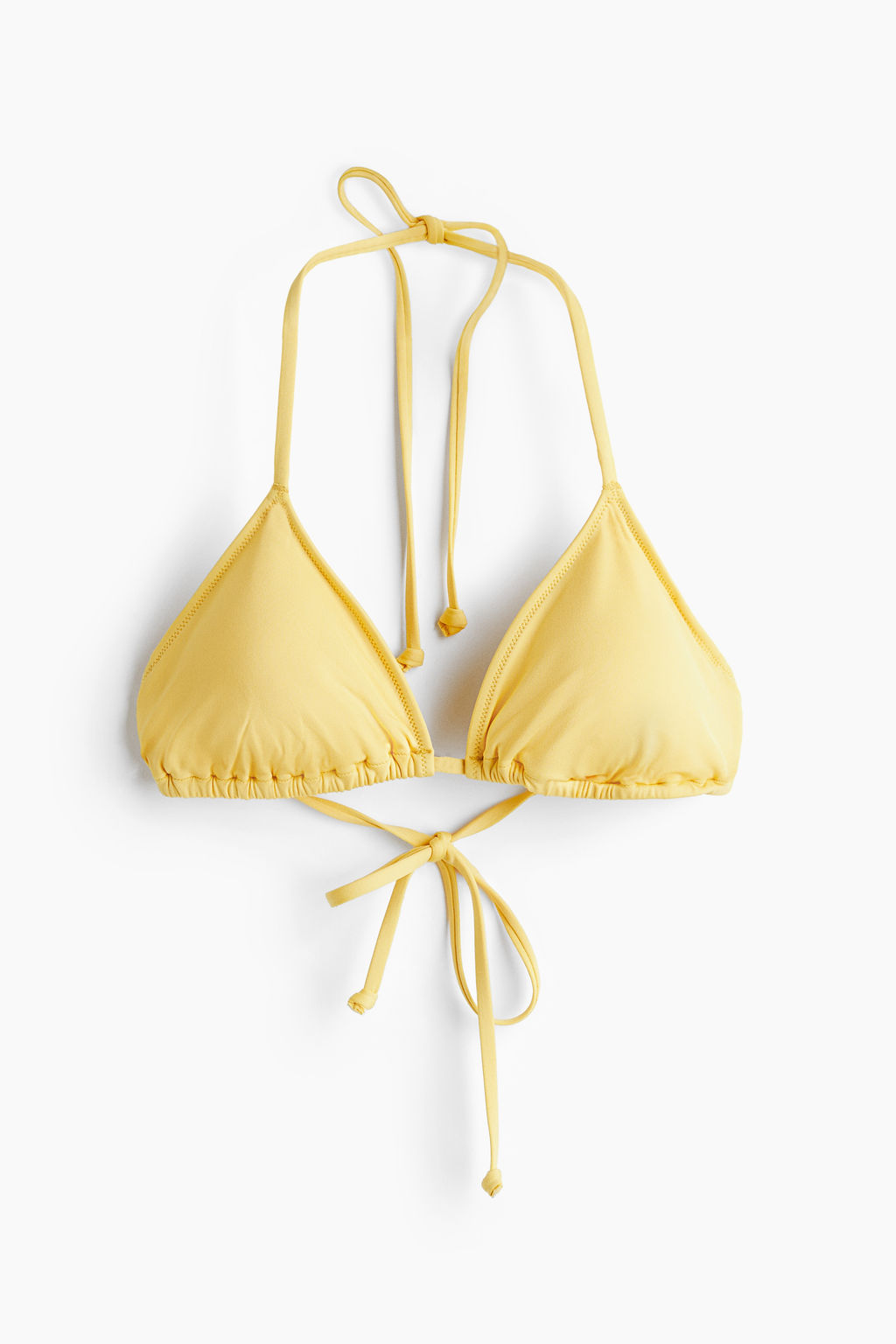 Top de bikini triangular con relleno - H&m фото 6