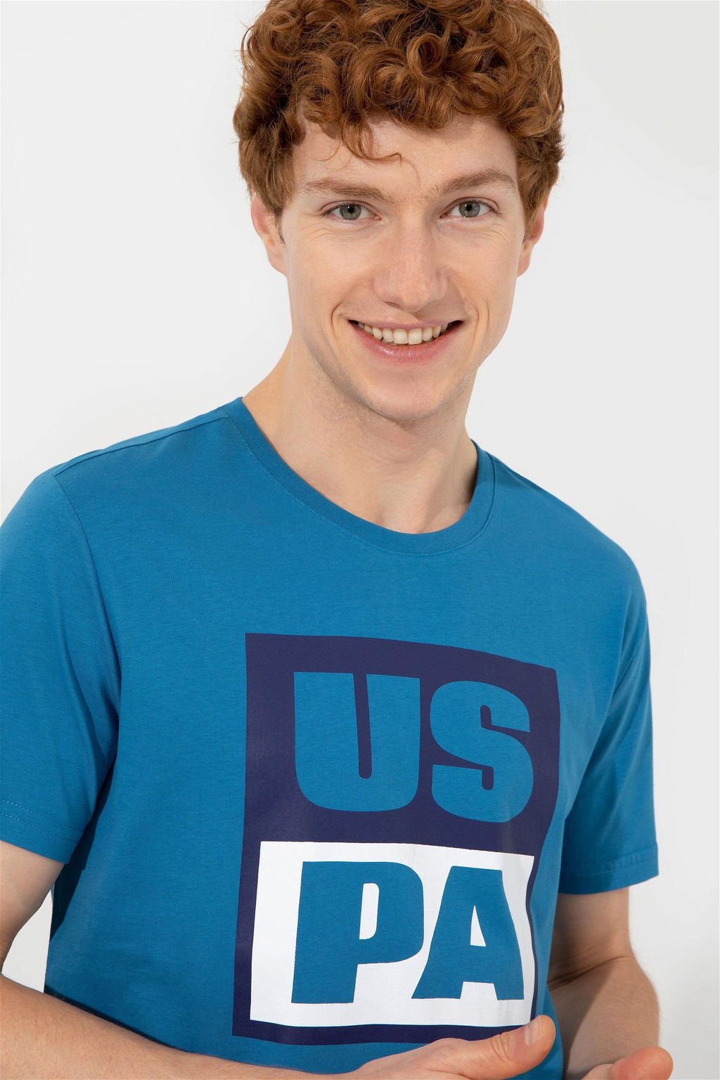 U. S. Polo Assn Мужская футболка Petrol с круглым вырезом - U.s. polo assn фото 7