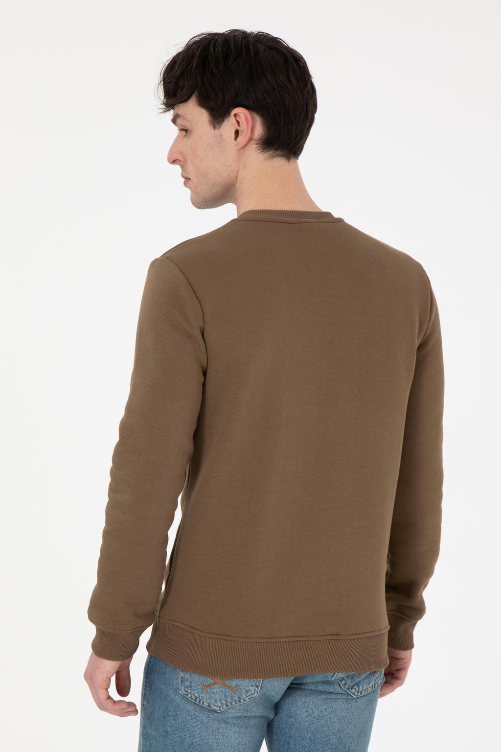 Мужской свитшот цвета хаки Неожиданная скидка в корзине - U.s. polo assn фото 5