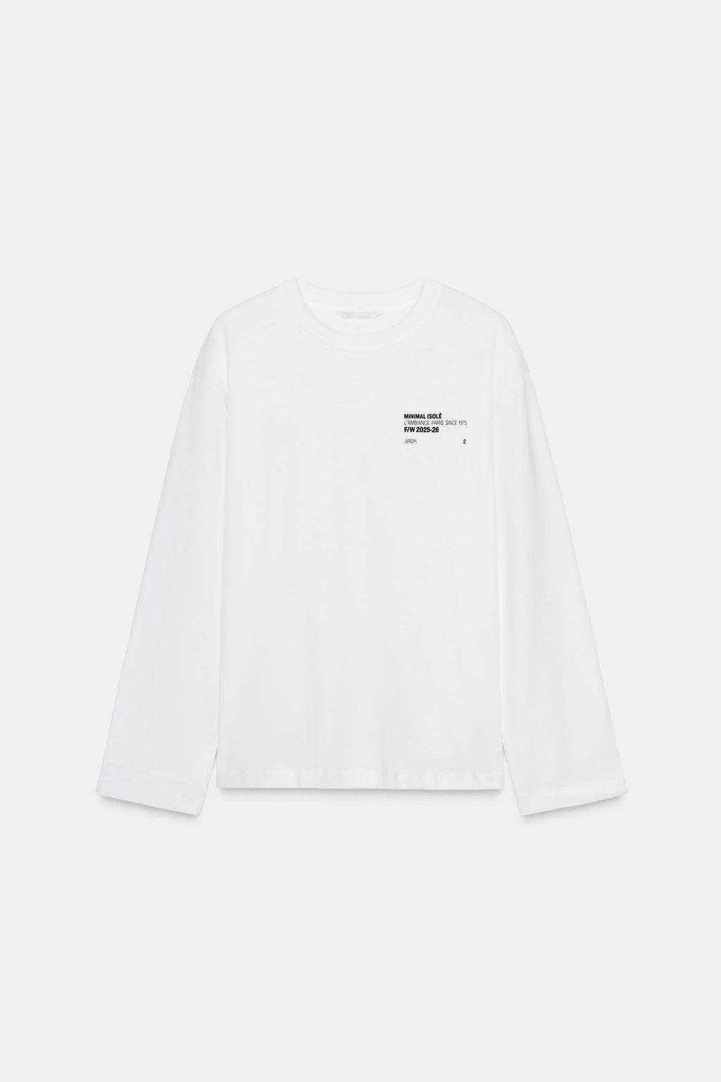 LONG SLEEVE TEXT T-SHIRT - Zara фото 3