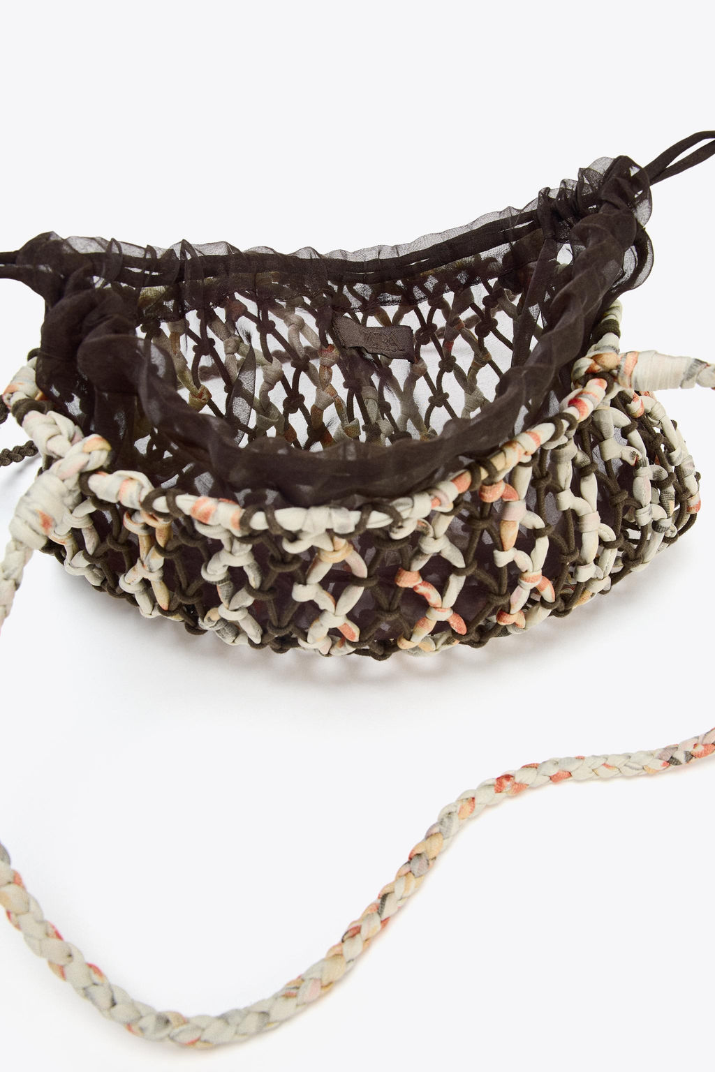 BRAIDED KNIT MINI BAG - Zara фото 5