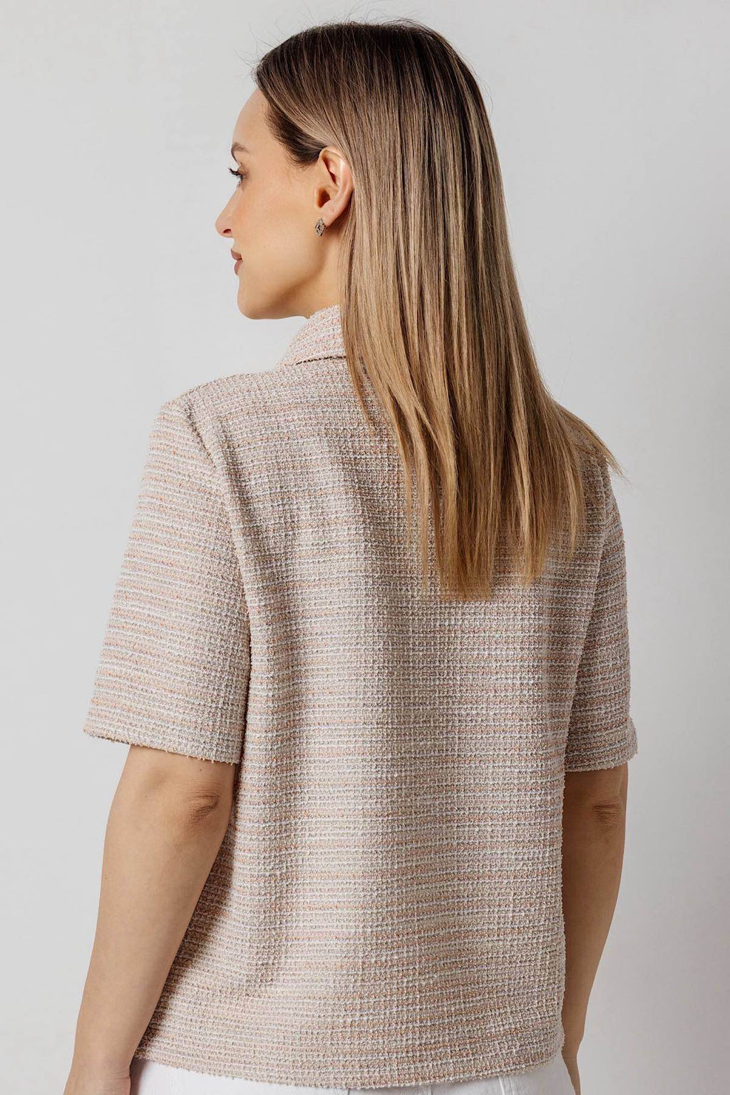 Блузка женская 4527/01/Пудровый - Rise фото 4