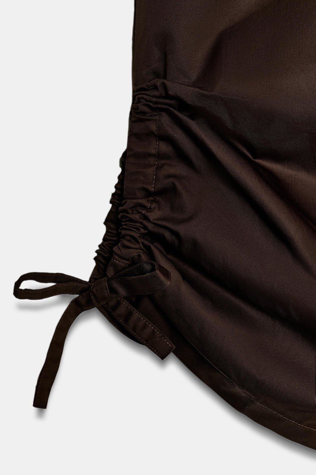 PANTAL?N CULOTTE BAJO AJUSTABLE / Marr?n chocolate - Zara фото 7