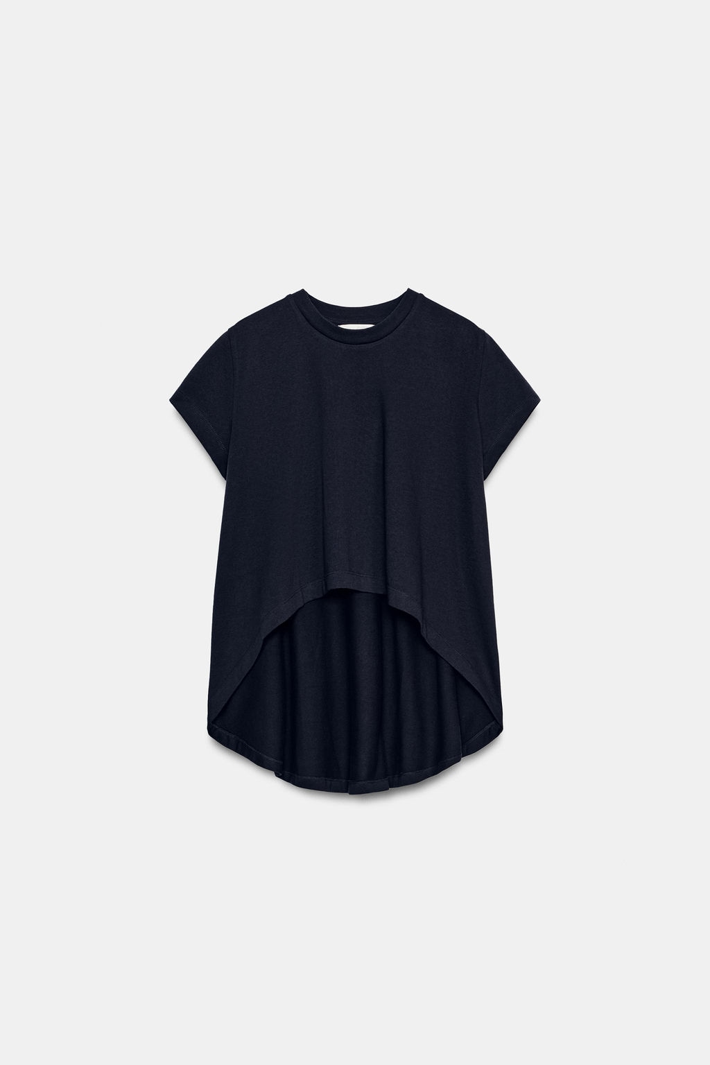CAMISETA ASIM?TRICA ALGOD?N / Marino - Zara фото 5