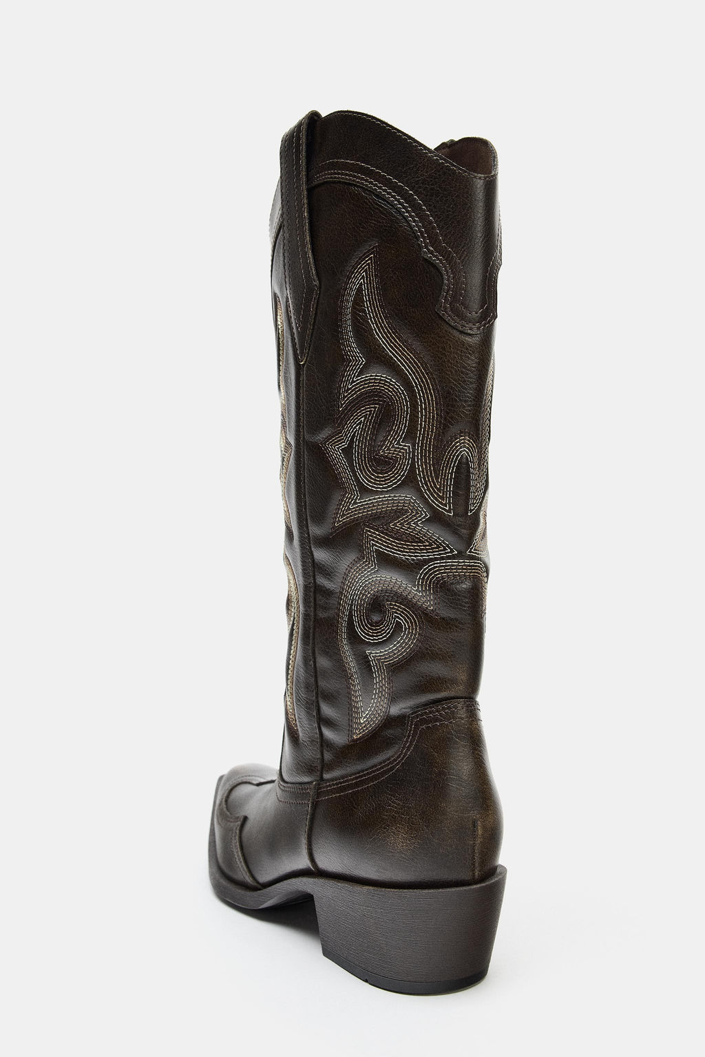 BOTA COWBOY / Marr?n - Zara фото 5