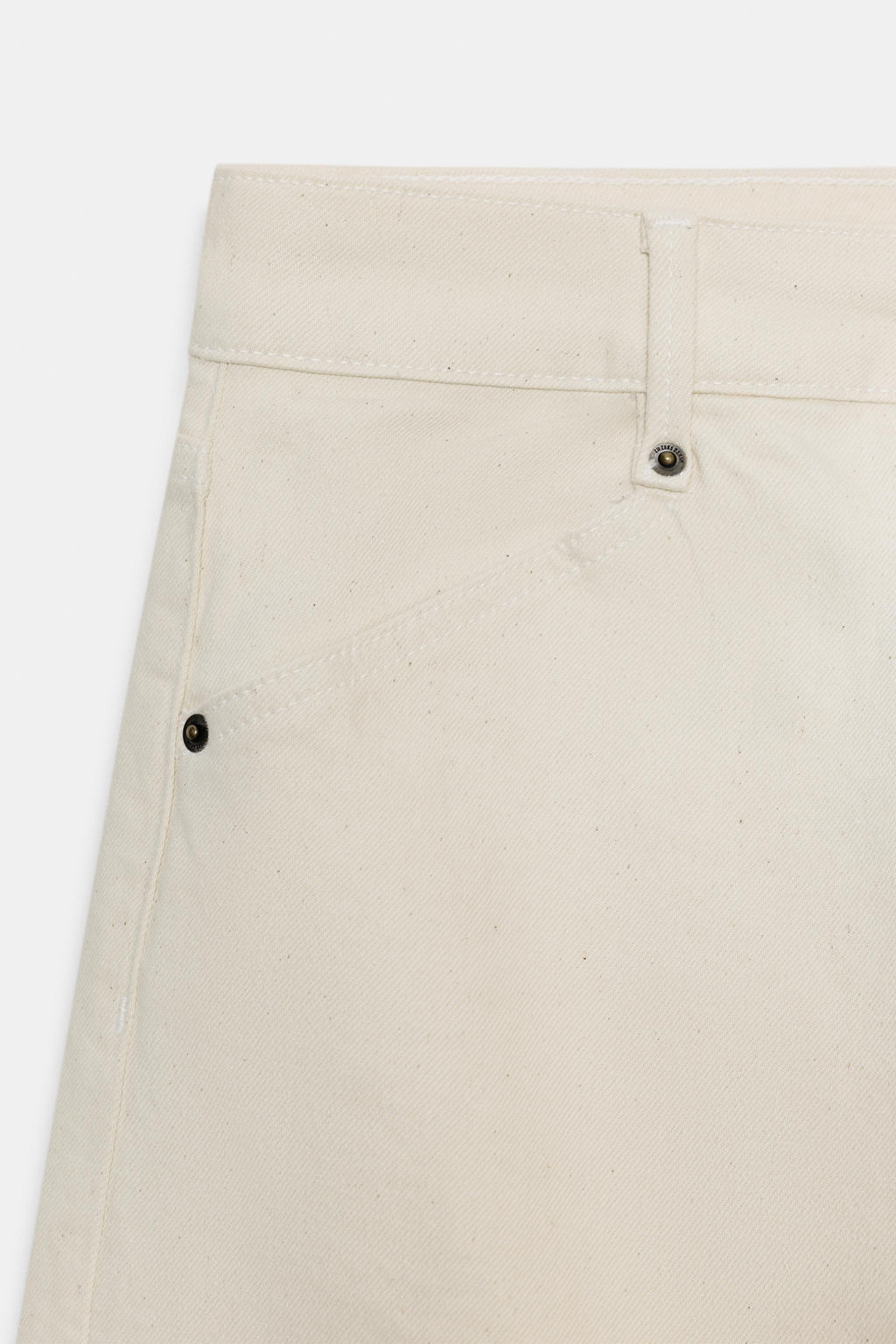 JEANS ZW COLLECTION WIDE LEG TIRO ALTO / Crudo - Zara фото 8